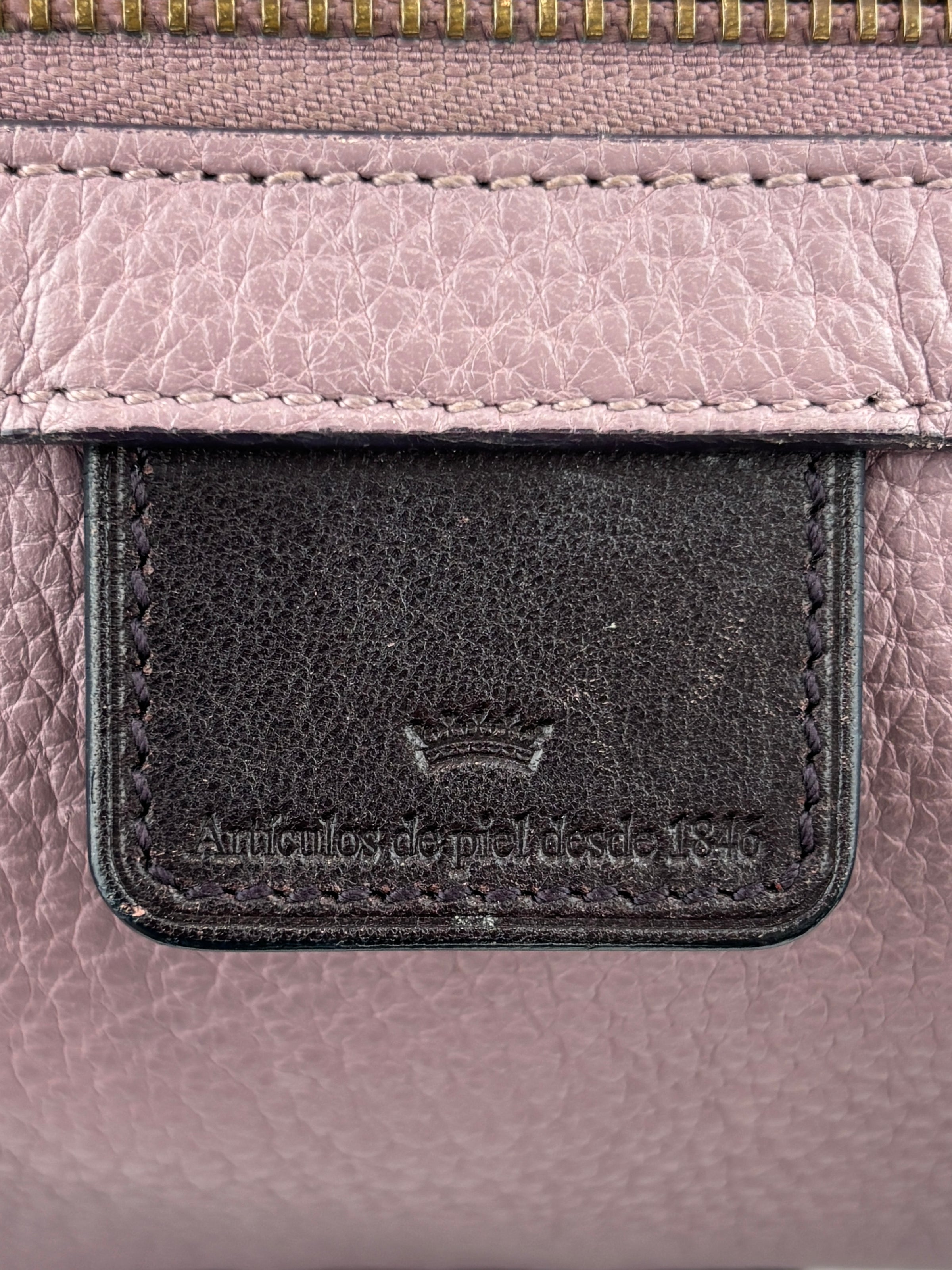 Loewe Fusta Satchel in Purple