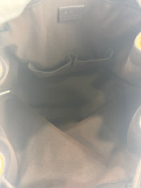 GG Canvas Drawstring Backpack in Beige / Ebony