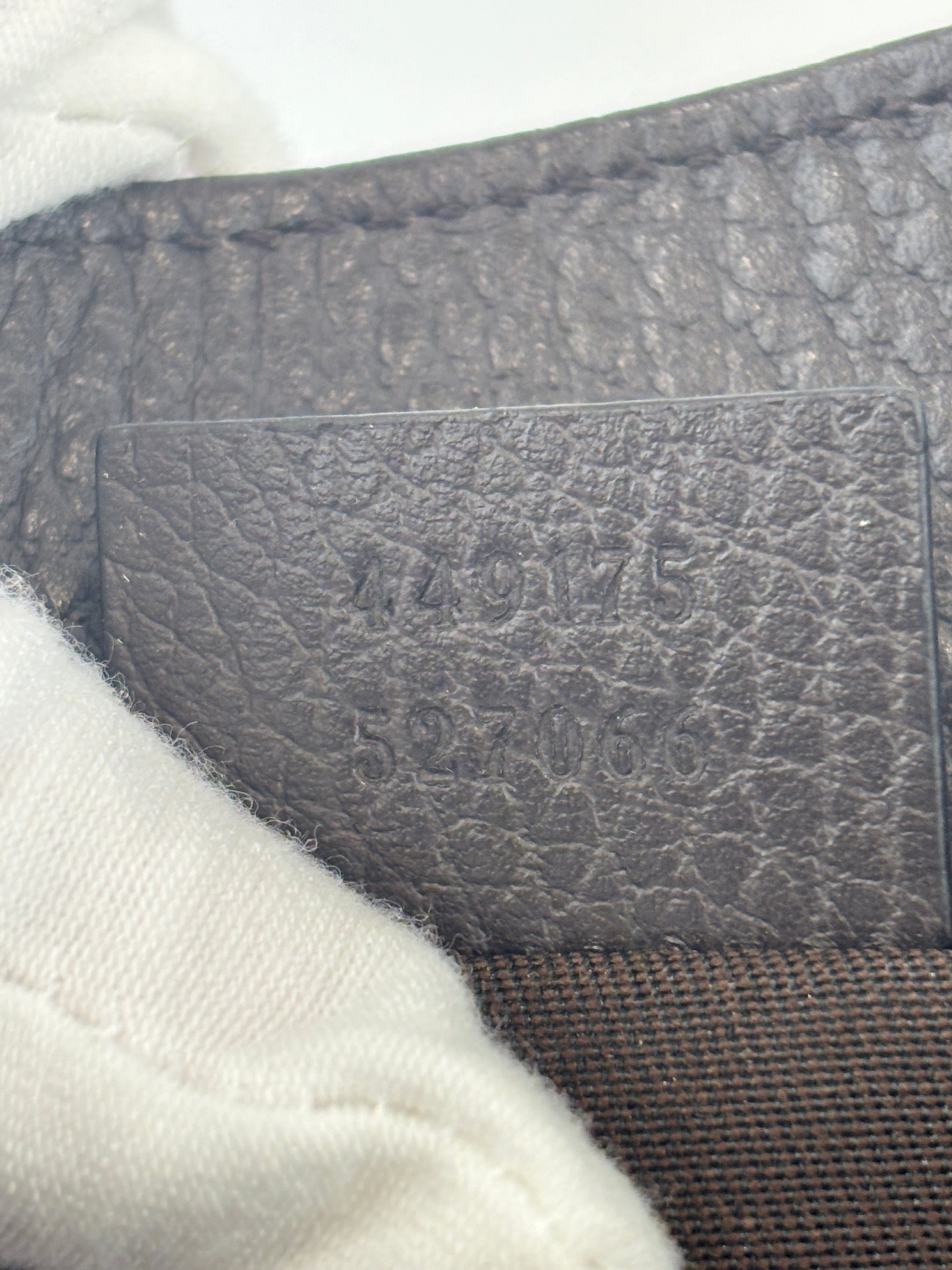 GG Canvas Drawstring Backpack in Beige / Ebony