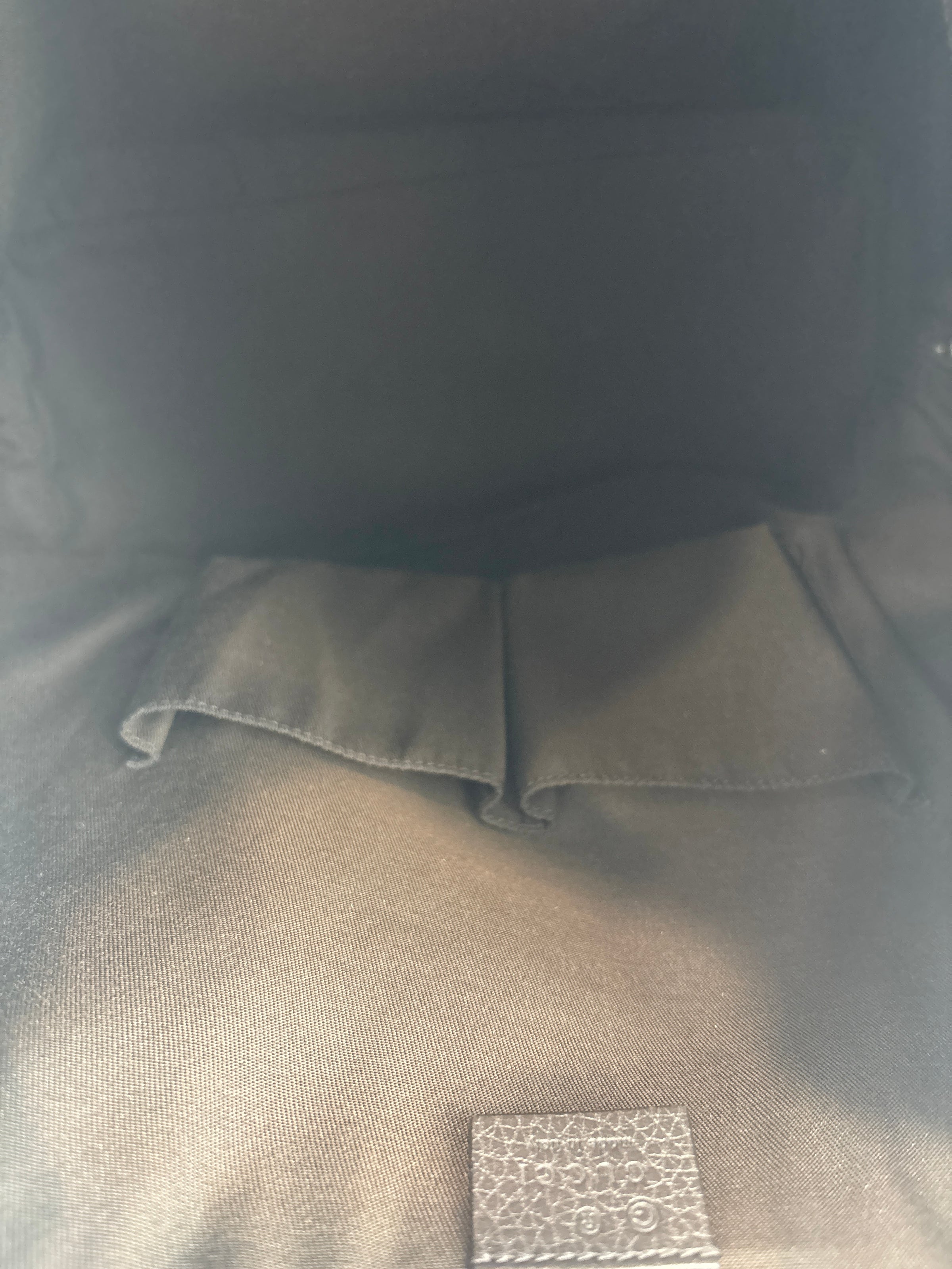 GG Canvas Drawstring Backpack in Beige / Ebony