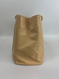 Grand Shopping Tote (GST) in Beige Caviar GHW
