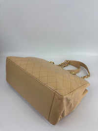 Grand Shopping Tote (GST) in Beige Caviar GHW