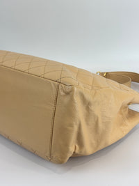 Grand Shopping Tote (GST) in Beige Caviar GHW