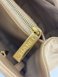 Grand Shopping Tote (GST) in Beige Caviar GHW