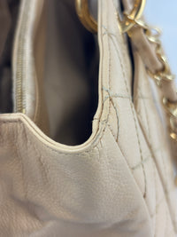Grand Shopping Tote (GST) in Beige Caviar GHW