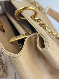 Grand Shopping Tote (GST) in Beige Caviar GHW