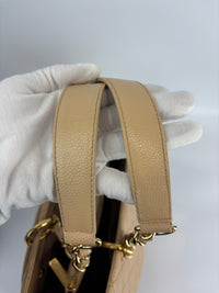 Grand Shopping Tote (GST) in Beige Caviar GHW
