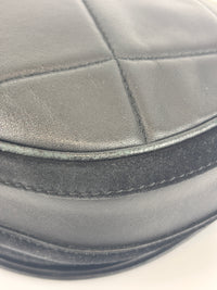 Small Quilted Lambskin Olympia Shoulder Bag in Black