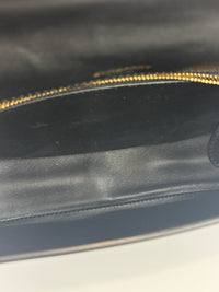Small Quilted Lambskin Olympia Shoulder Bag in Black