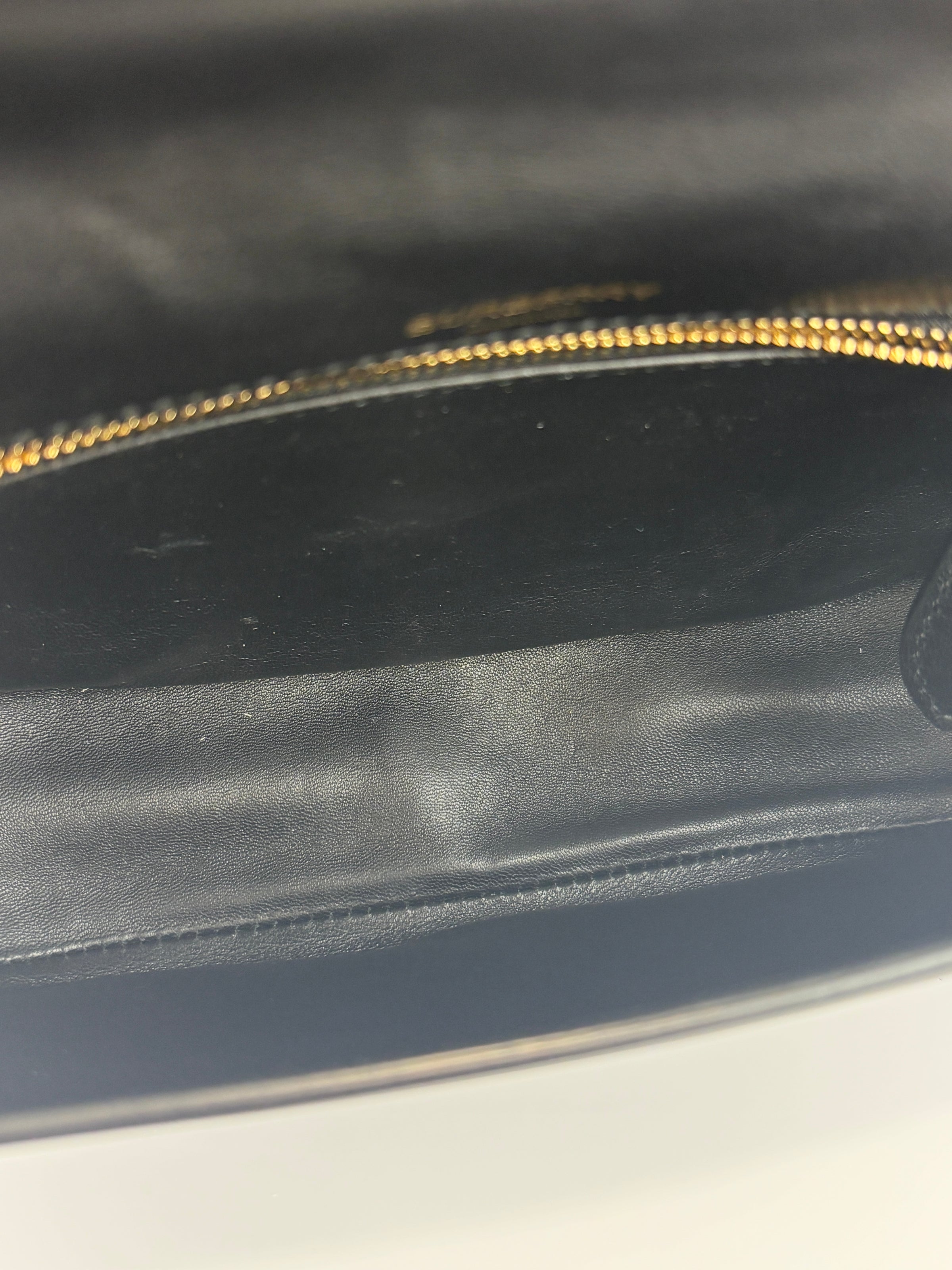 Small Quilted Lambskin Olympia Shoulder Bag in Black