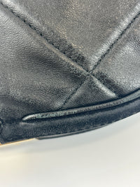 Small Quilted Lambskin Olympia Shoulder Bag in Black