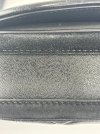 Small Quilted Lambskin Olympia Shoulder Bag in Black