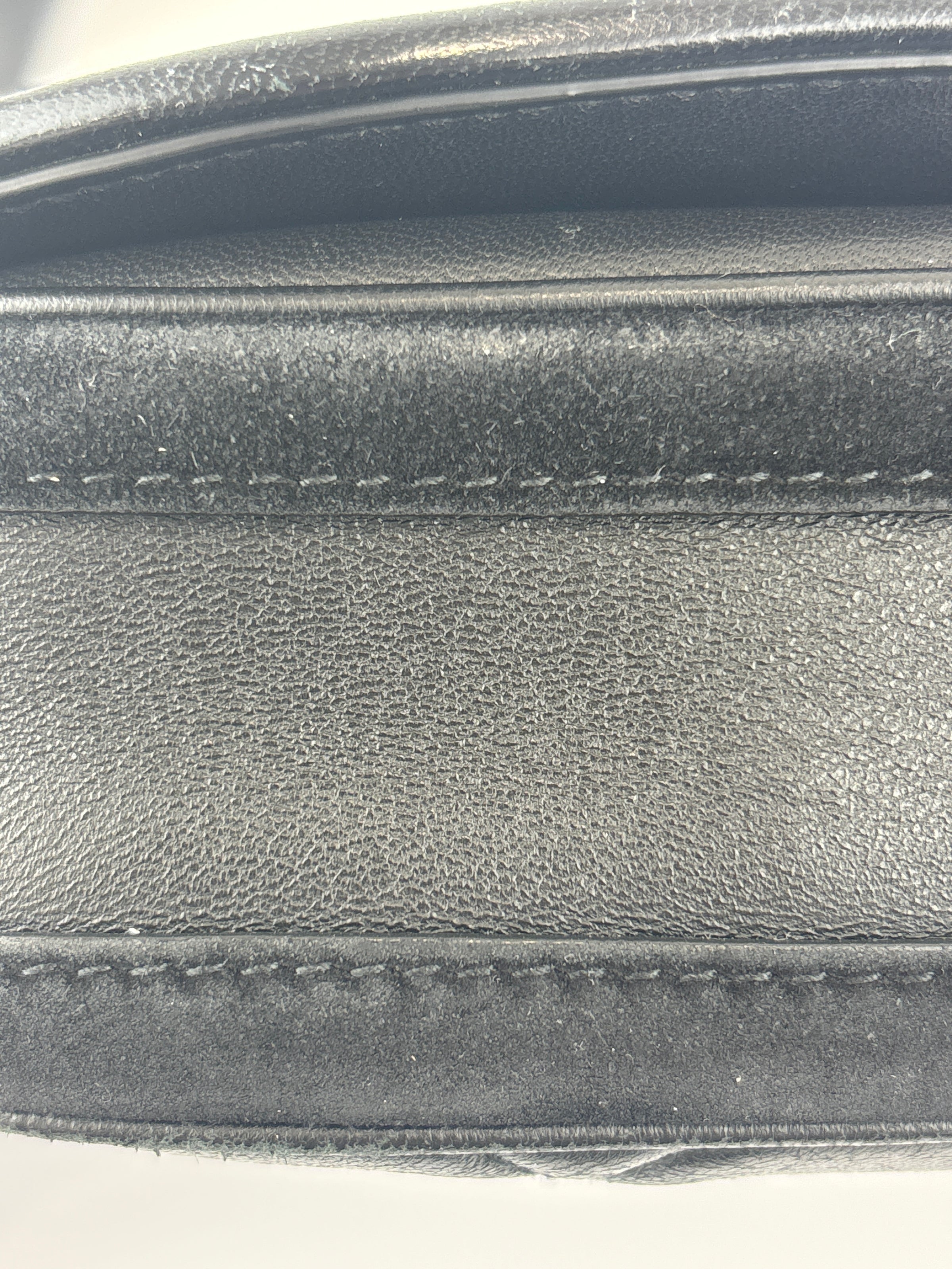 Small Quilted Lambskin Olympia Shoulder Bag in Black