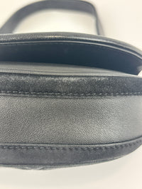 Small Quilted Lambskin Olympia Shoulder Bag in Black
