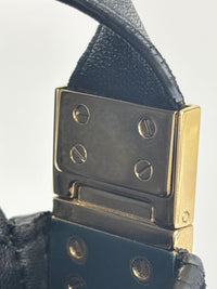 Small Quilted Lambskin Olympia Shoulder Bag in Black