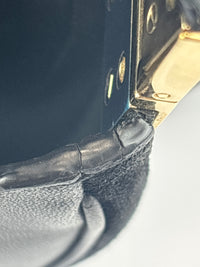 Small Quilted Lambskin Olympia Shoulder Bag in Black