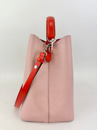 NeoNoe MM Rose Ballerine Epi Leather Bucket Bag