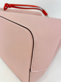 NeoNoe MM Rose Ballerine Epi Leather Bucket Bag