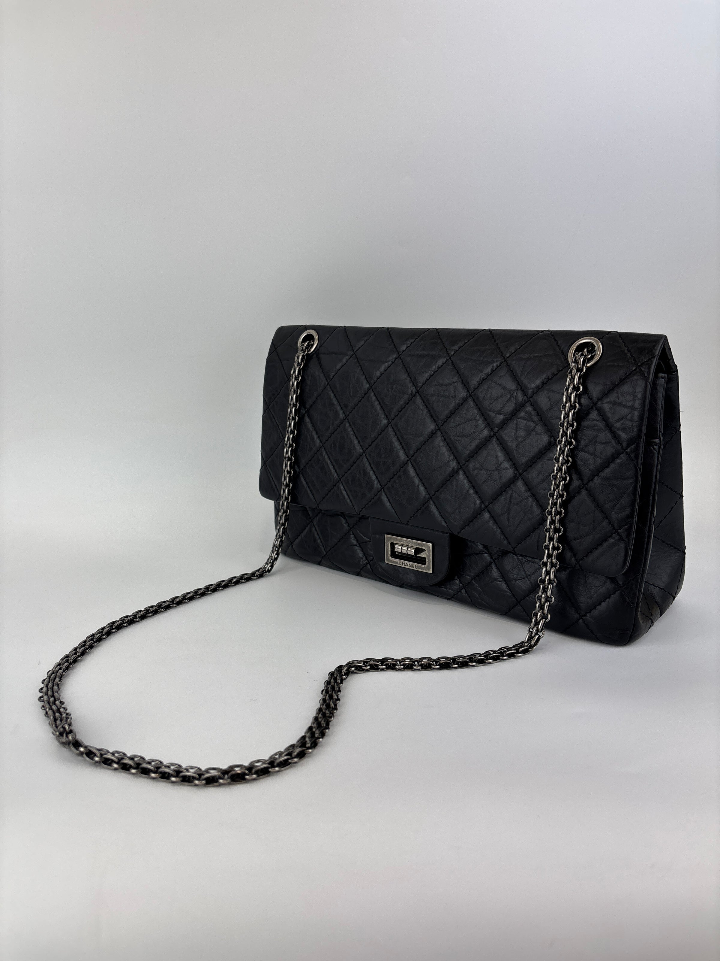 Reissue 227 Black Aged Calfskin RHW