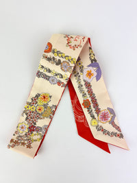 Brides De Gala En Fleurs Twilly Vanille / Orange / Kaki