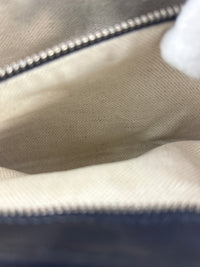 GG Marmont Small Canvas Shoulder Bag in Blue