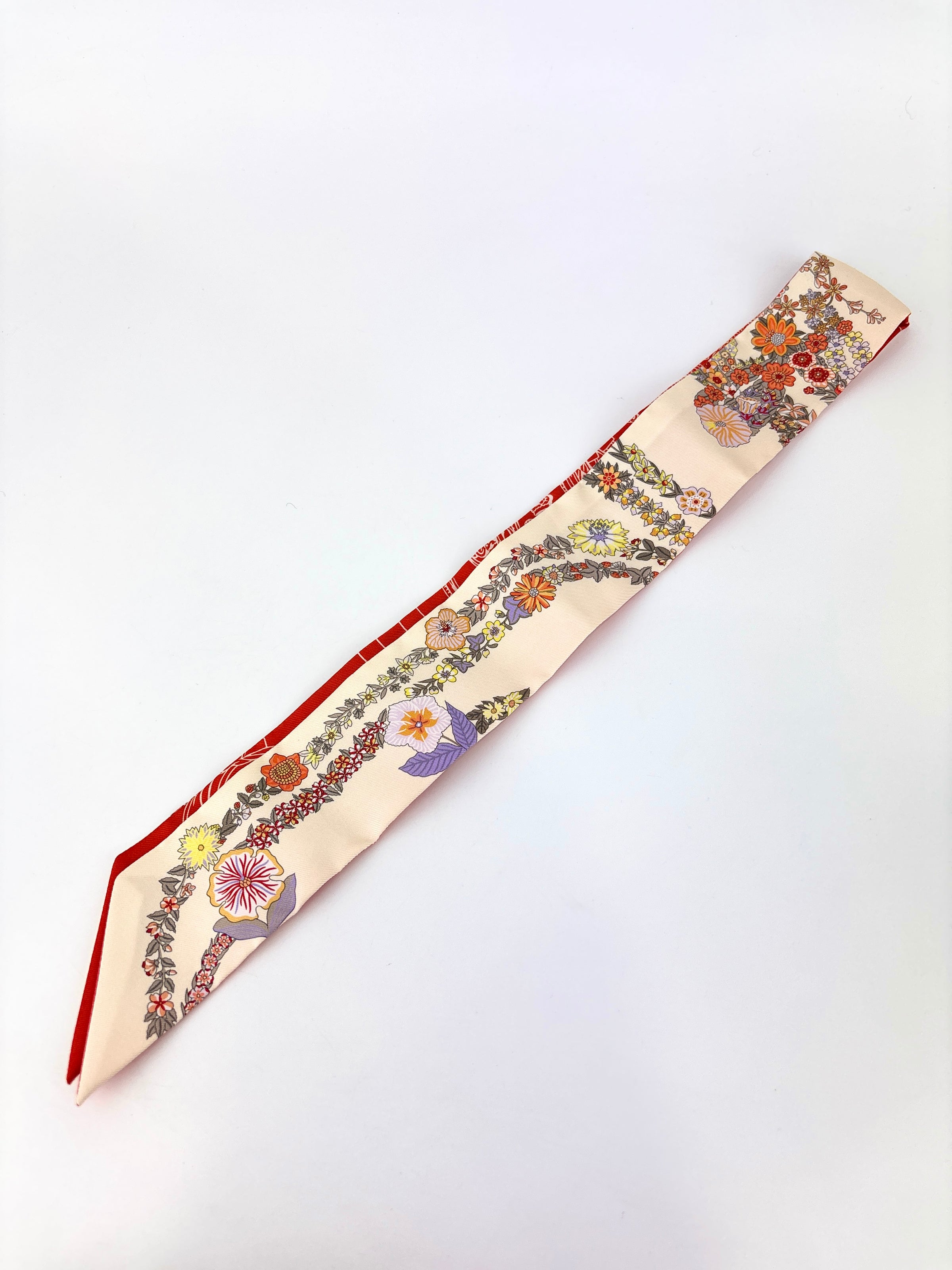 Brides De Gala En Fleurs Twilly Vanille / Orange / Kaki