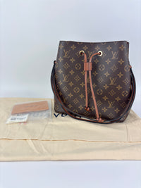 NeoNoe MM in Caramel Monogram Canvas