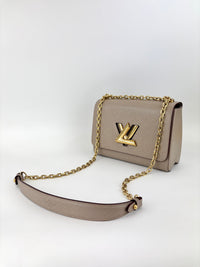 M21112 Twist MM Epi Leather Galet Grey