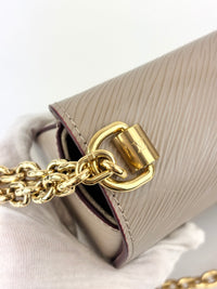 M21112 Twist MM Epi Leather Galet Grey