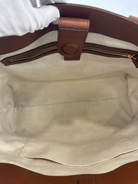 Ophidia GG Medium Tote in Blue Denim