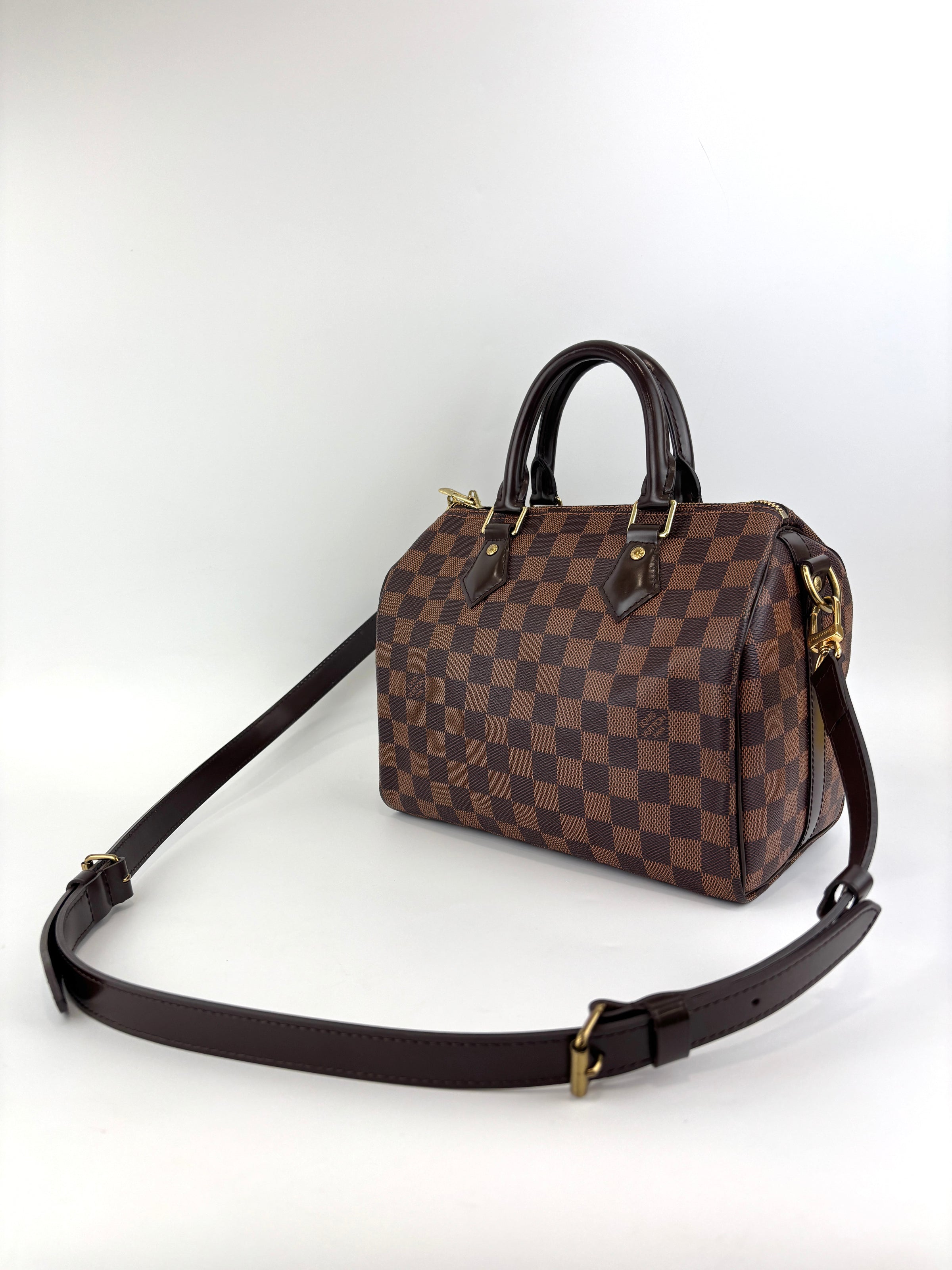 Speedy 25 Bandouliere Damier Ebene