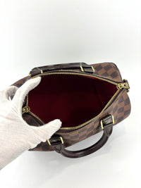 Speedy 25 Bandouliere Damier Ebene