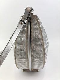 Mini Fendigraphy Crystal FF/Vitello Laminato Suede