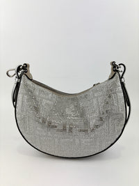 Mini Fendigraphy Crystal FF/Vitello Laminato Suede