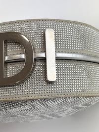 Mini Fendigraphy Crystal FF/Vitello Laminato Suede