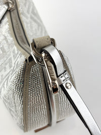 Mini Fendigraphy Crystal FF/Vitello Laminato Suede