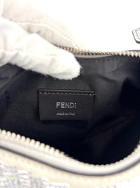 Mini Fendigraphy Crystal FF/Vitello Laminato Suede