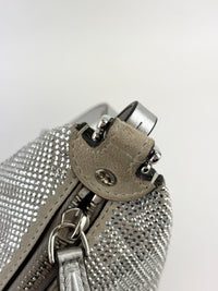 Mini Fendigraphy Crystal FF/Vitello Laminato Suede