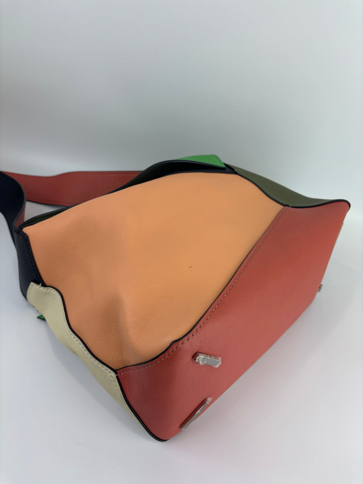 Large Puzzle Hobo Bag in Multicolour