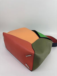 Large Puzzle Hobo Bag in Multicolour