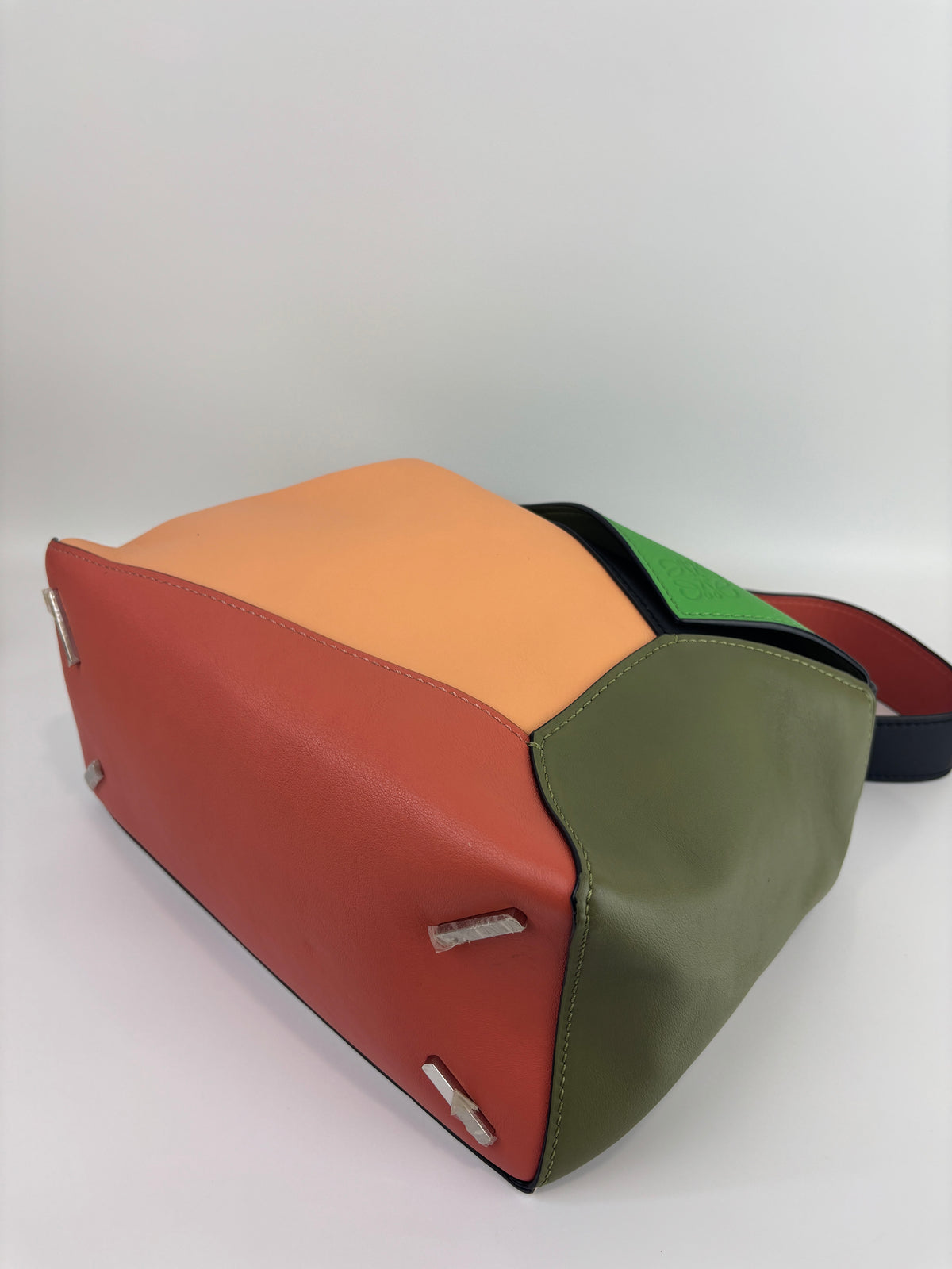 Large Puzzle Hobo Bag in Multicolour