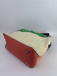 Large Puzzle Hobo Bag in Multicolour
