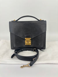Monceau Black Epi Leather