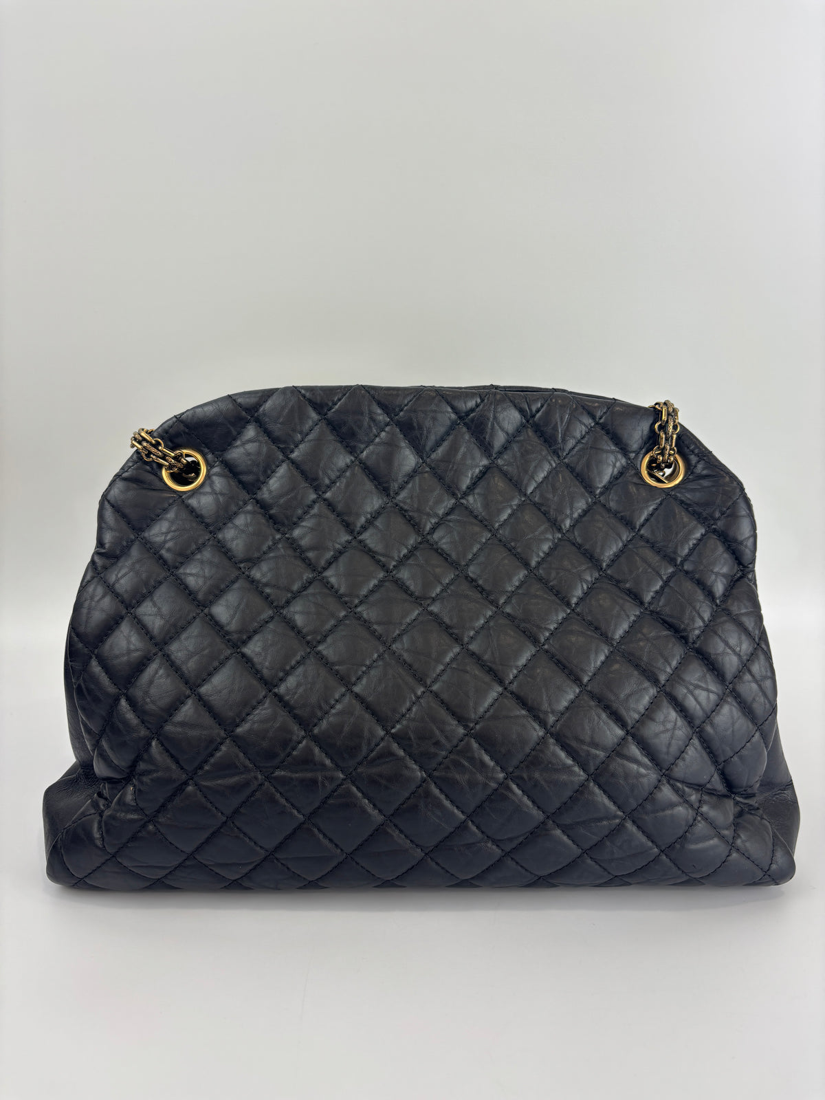 Black Quilted Large Just Mademoiselle Bowling Bag