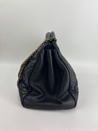 Black Quilted Large Just Mademoiselle Bowling Bag