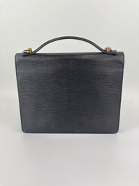 Monceau Black Epi Leather