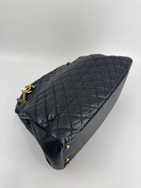 Black Quilted Large Just Mademoiselle Bowling Bag