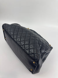 Black Quilted Large Just Mademoiselle Bowling Bag