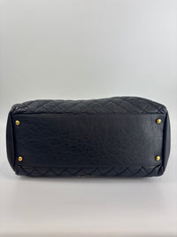 Black Quilted Large Just Mademoiselle Bowling Bag