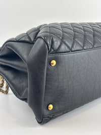 Black Quilted Large Just Mademoiselle Bowling Bag